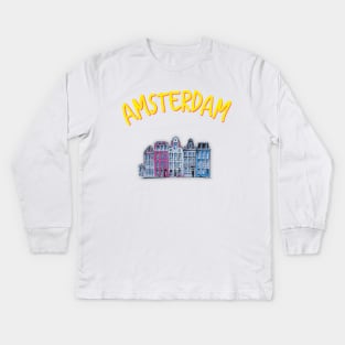 Amsterdam XXX New Design Kids Long Sleeve T-Shirt